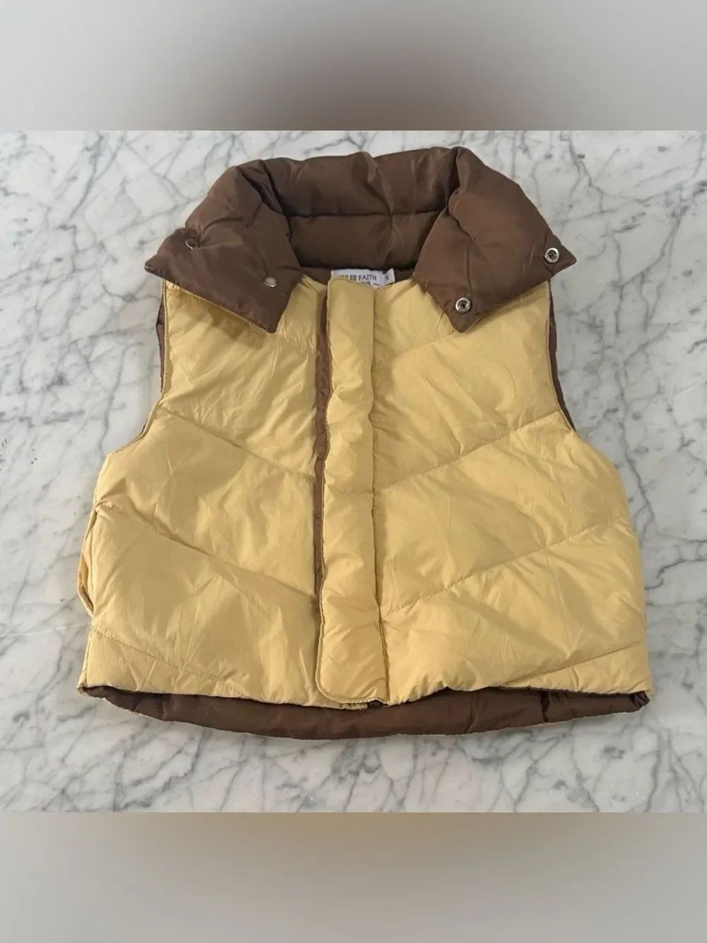 Rylee Faith Reversible Down Vest Sz 5T